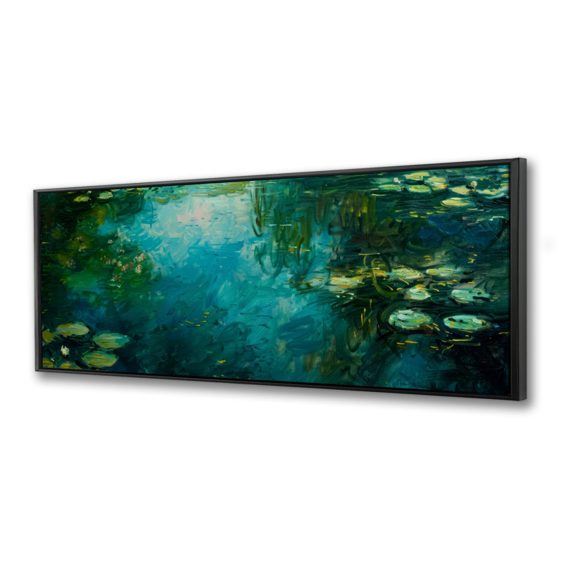 Static Green Framed Canvas - Stylish Home Decor Accent