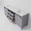 Plateau de meuble-lavabo double l 84 po x P 22 po Marsyas-746454148-746454149