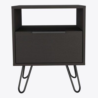 Jacara 17.7'' W Metal Nightstand