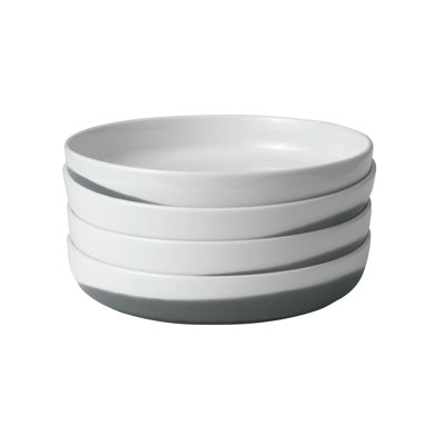 Austin Libbey 10-Inch Porcelain Coupe Dinner Plate, Set Of 4, White