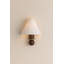 Applique murale 1 lumière en laiton vieilli 8 po de largeur Mitzi Candice