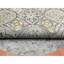 Takyra One-of-a-Kind 6'2" New Age Round Cotton and Silk Area Rug in Black and Yellow