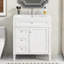 Meuble-lavabo 30,09 po avec rangement en résine-94399978