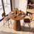 39.37" H Round Solid Wood Bar Table, Counter Height Pub Table for Home Bar, Kitchen