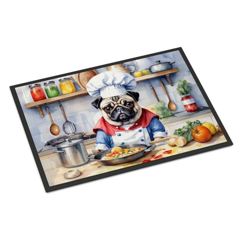 Doranna Non-Slip Indoor Only, Outdoor Doormat, 18" W x 27" L