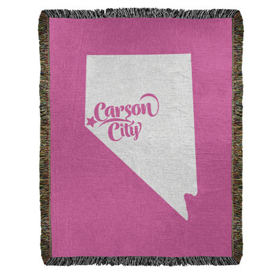Jeté en coton tissé carson city nevada