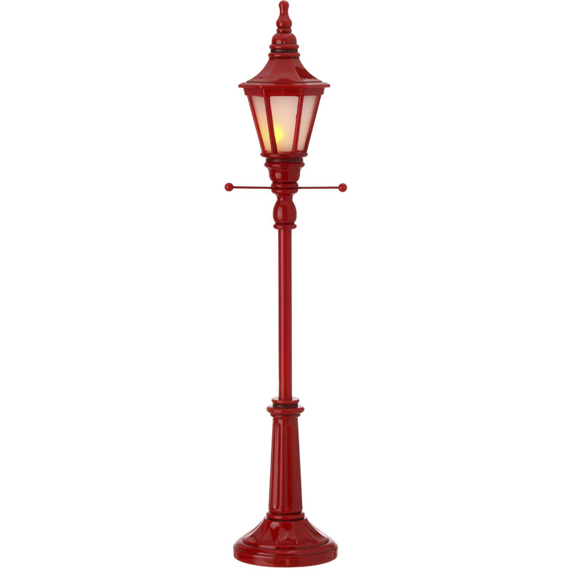 24" Led/Bty/Tmr Standing Lamp Post