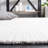 Hanayo Hand Tufted Wool/Cotton Rug in Silver/Ivory-1430311263