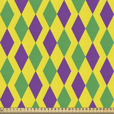 Mardi Gras Chevron Fabric (19 x 5 Yards)