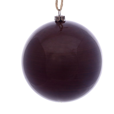 Wood Grain Ball Ornament