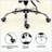 High Back Mesh Office Chair Swivel Recline Footrest Headrest Armrest