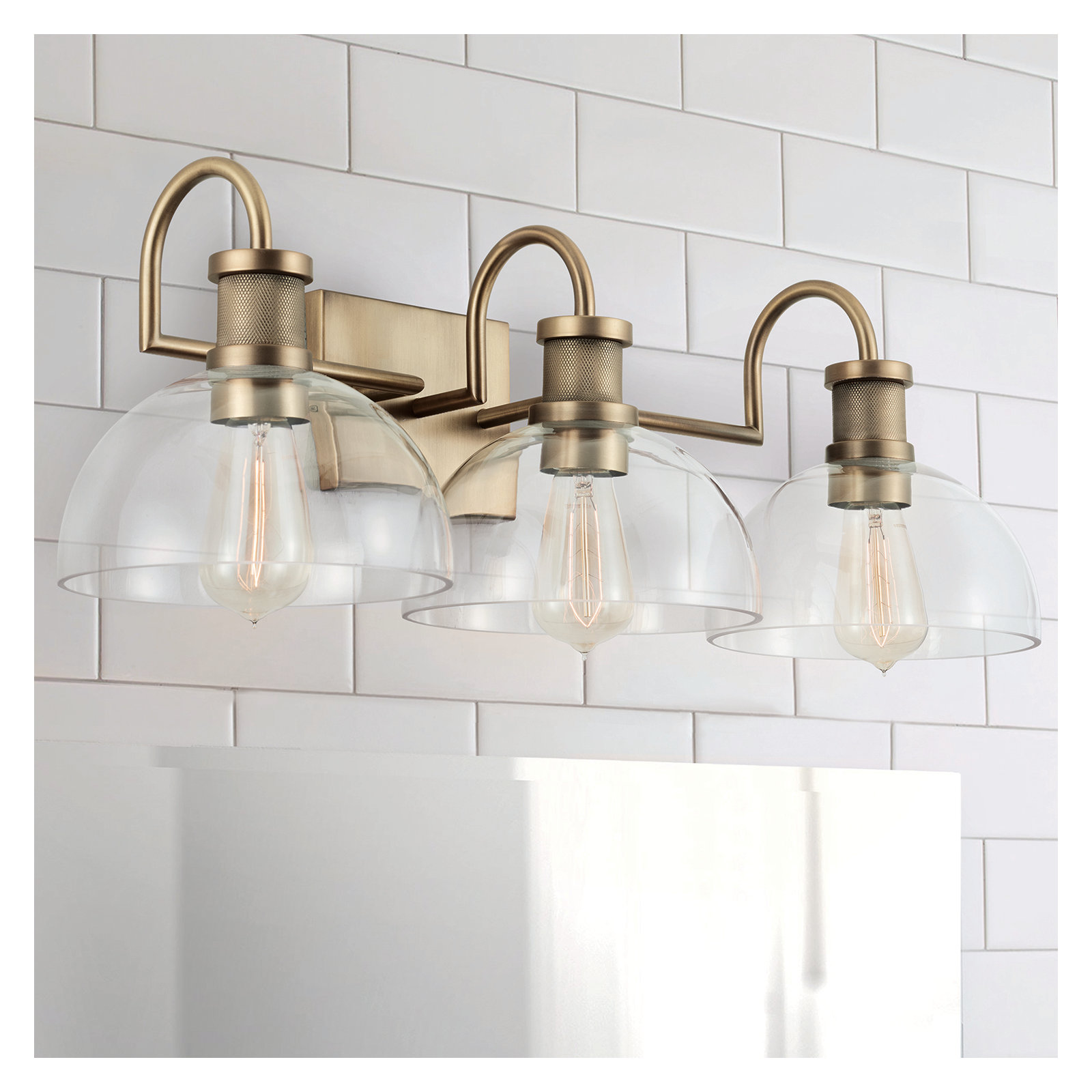 Transparent Dimmable Vanity Light, 3