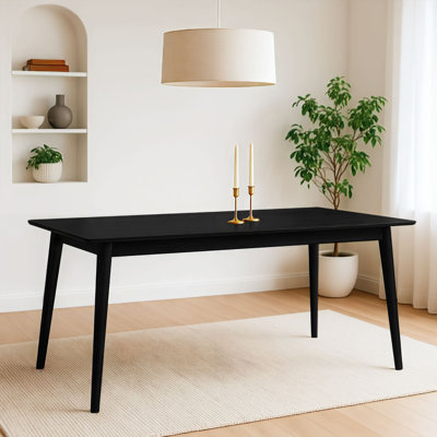 Table de salle à manger rectangulaire Mid-Century moderne - pin (72 po / 1830 mm)