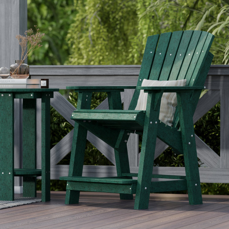 Heritage High Adirondack Chair, Turf Green