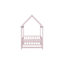 Lit en bois pour lit simple avec structure de toit, garde-corps de sécurité-950094640-950094653