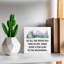 Enseigne de bureau Inspirational Mountain - bois naturel - citation positive pour la maison, le bureau ou une tablette