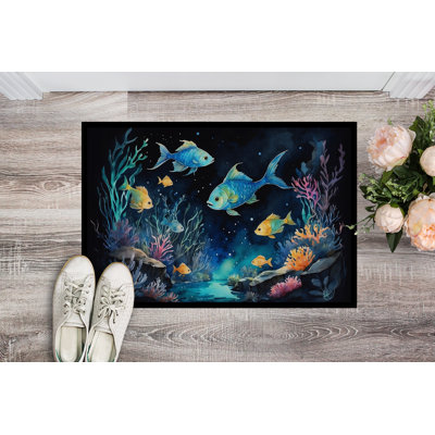 Bioluminescent Fish Doormat