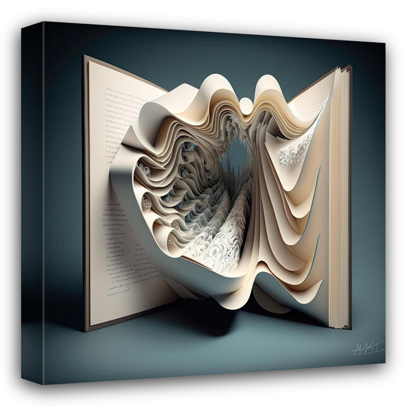 «The Truth Be derrière the Cover III», reproduction sur toile sans cadre, H 36 po x l 36 po x P 1,5 po