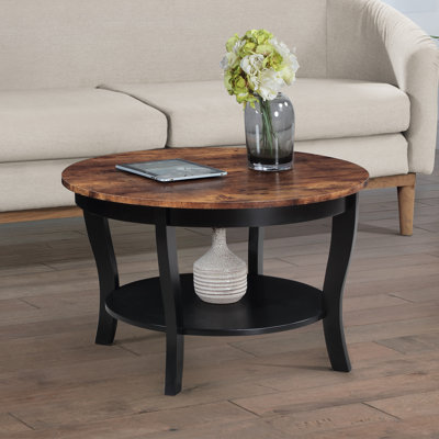 Table basse avec tablette de 30 po Carbin