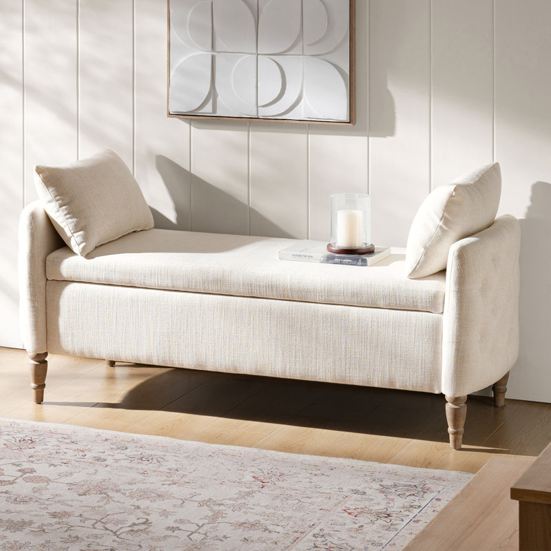 Banc de rangement Aristides Farmhouse, Lin lin