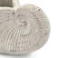 Pot à fleurs sable et ciment avec finition texturée beige Nautilus-687729781
