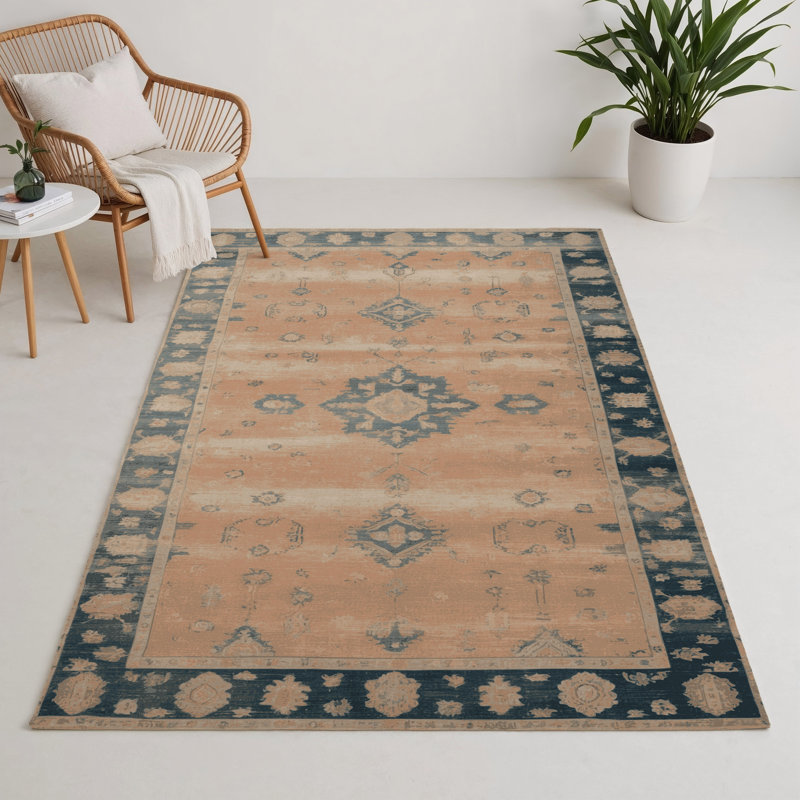 Tapis intérieur et extérieur brun Overdyed, Rectangle 9 pi x 12 pi