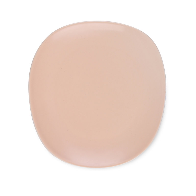 Stone Lain Delilah Salad Plate Set Porcelain, Pastel Orange
