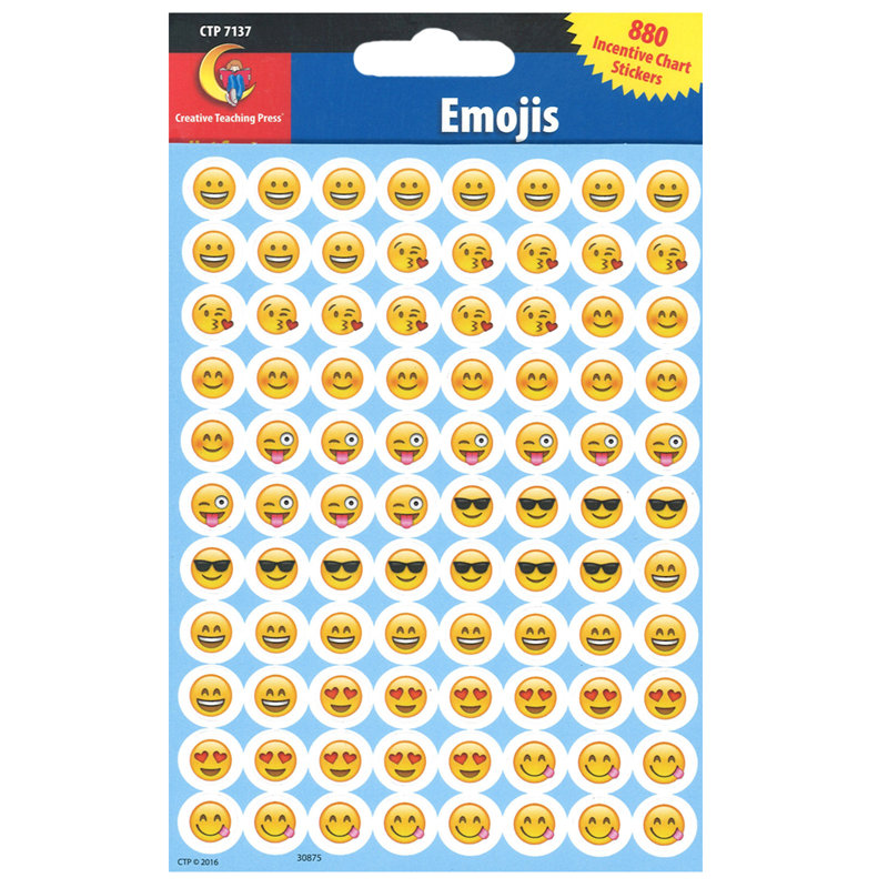 Creative Teaching Press Emojis Hot Spot Stickers