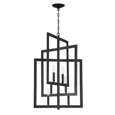 Cotten 6 - Light Dimmable Geometric Chandelier
