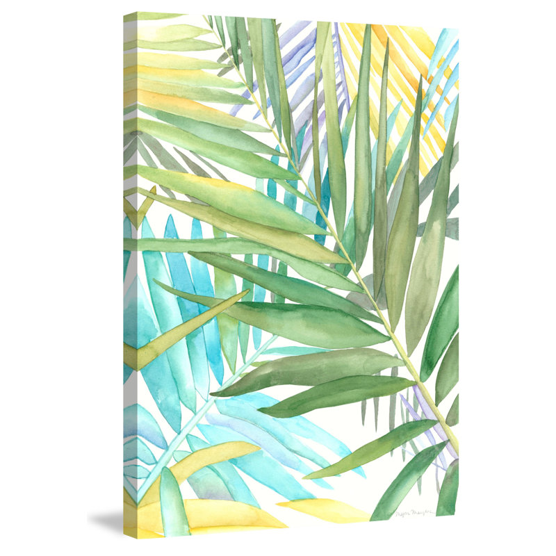 "Tropical Pattern II" Print on Wrapped Canvas, 24" H x 16" W