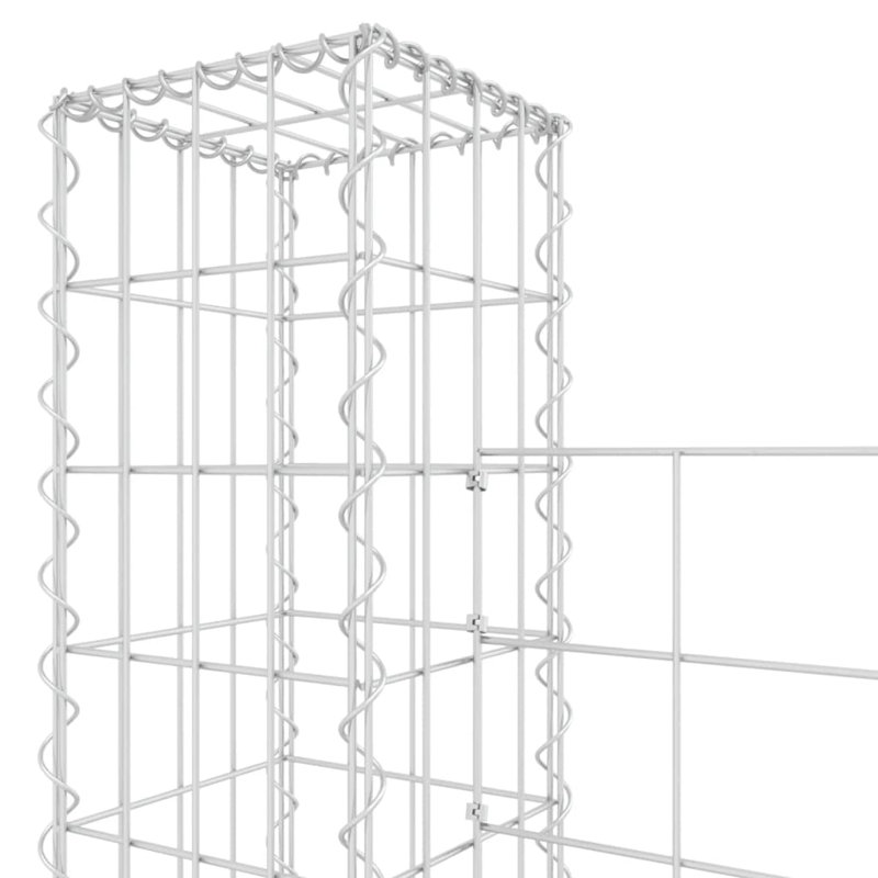 Abdul-Aziz 199.898cm H x 379.984cm W Silver Mesh Fence Panels