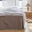 French Linen Bed Skirt with Pleated Corner Drop-135105756-135105754-135105753