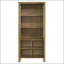 Vitrine 4 portes avec verre trempé et tablettes réglables