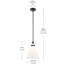 Luminaire suspendu traditionnel 1 lumière avec verre-111187556-111187558-111187557