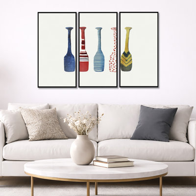 «Lakehouse Paddle Wall Art», impression de décor de canot rustique - cinq raquettes