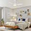 Roque 44'' Smart Ceiling Fan with Remote, Light Kit Included,Works with Google Assistant and Amazon Alexa,Siri Shortcut.