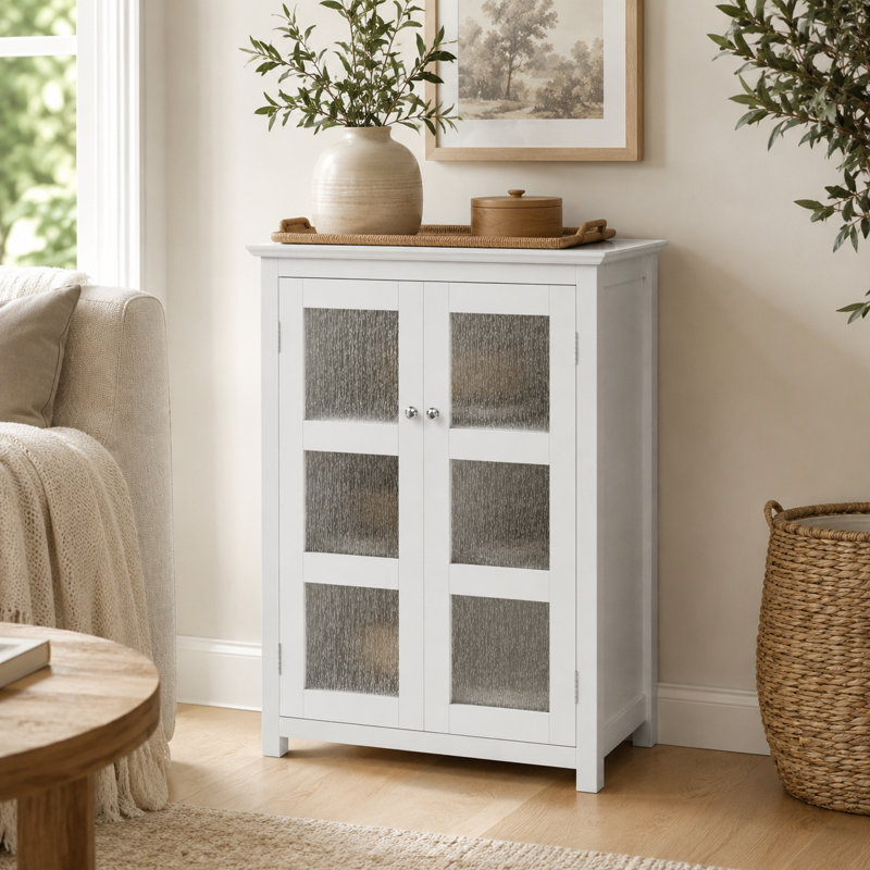 Leist 2-Door Freestanding Floor Storage Cabinet with 2 Adjustable Shelves