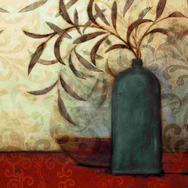 Blooming Pot - peinture sur toile tendue, H 12 po x l 12 po
