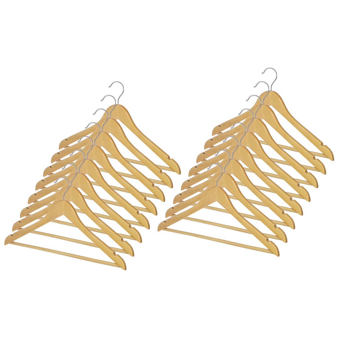 Koepke Standard Hanger for Suit/Coat (Set of 16) Rebrilliant