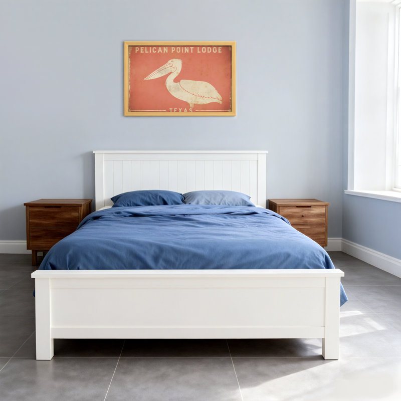 Animaux, signe de Pelican Point Lodge, Texas, H 16 po x l 24 po, Toile tendue, Ne s’applique pas