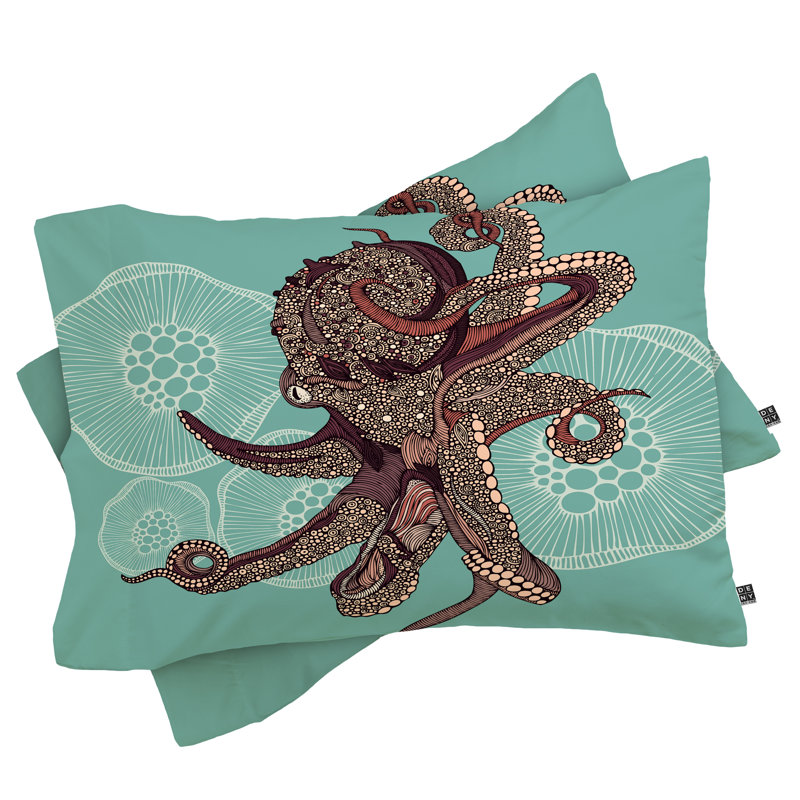 Taie d'oreiller Octopus Bloom, Très grand