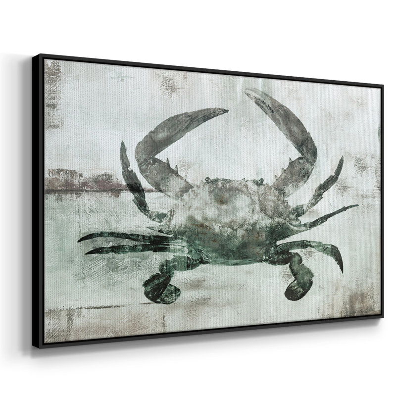 Toile tendue avec châssis neutre en crabe neutre I, Noir, H 17 po x l 25 po x P 2 po