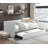 Corduroy Fabric Daybed with Trundle - 1pc Modern Luxury Home Furniture, Durable & Comfortable for Guest Room-541279424