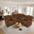 Brown Microfiber