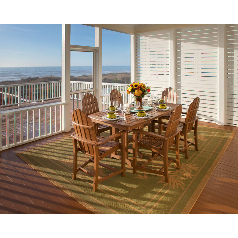 Chaise Adirondack POLYWOOD Classic, Teck