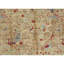 High-Quality Hand-Knotted Camel And Red Area Rug