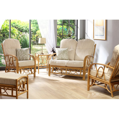 Odille 5 Piece Polyester Blend Conservatory Living Room Set