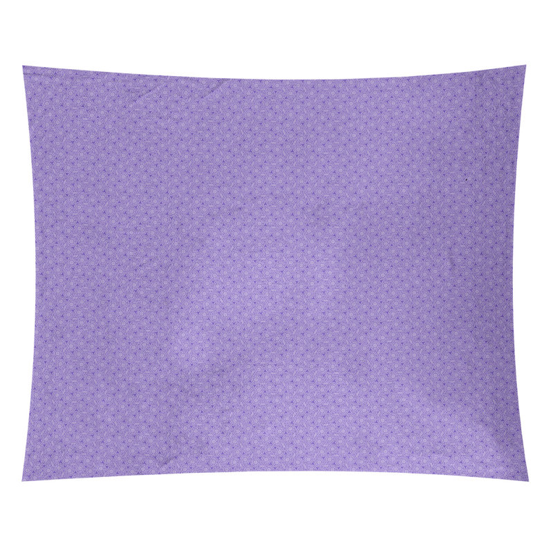 Tapisserie murale en polyester à treillis hexagonal, H 60,5 po x l 81,5 po, Lavande