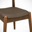 Ensemble de 2 chaises de salle à manger en cuir avec pieds robustes-1939585009