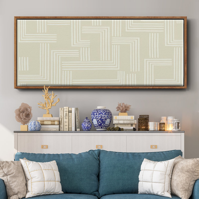 Roll Crossing III- Framed Canvas, 24" H x 60" W